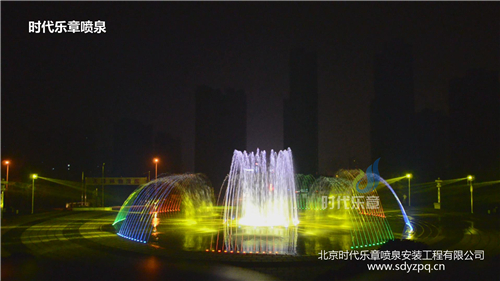 山西晉城吳王山森林公園廣場(chǎng)音樂(lè)噴泉工程